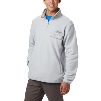 Pánské Svetry Columbia Harborside II Fleece Šedé YKEZSN901